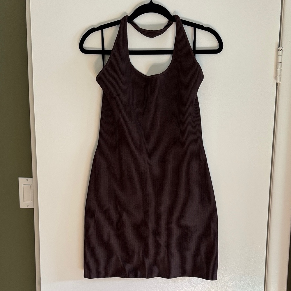 Babaton Chocolate Mini Dress